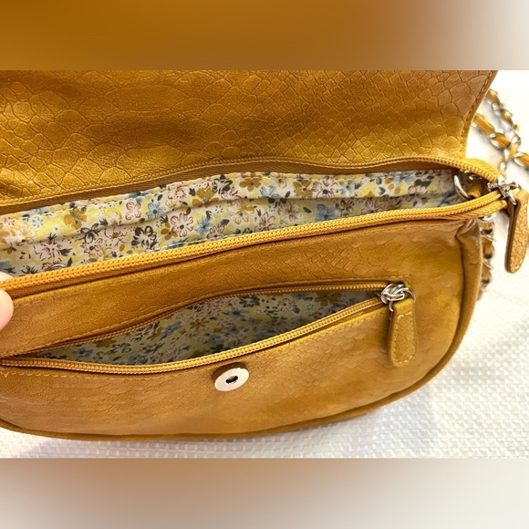 Miche Yellow Crossbody Bag with Braided Strap - Picture 9 of 13